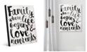 Creative Gallery Family - Where Life Beings in Black Acrylic Wall Art Print Collection